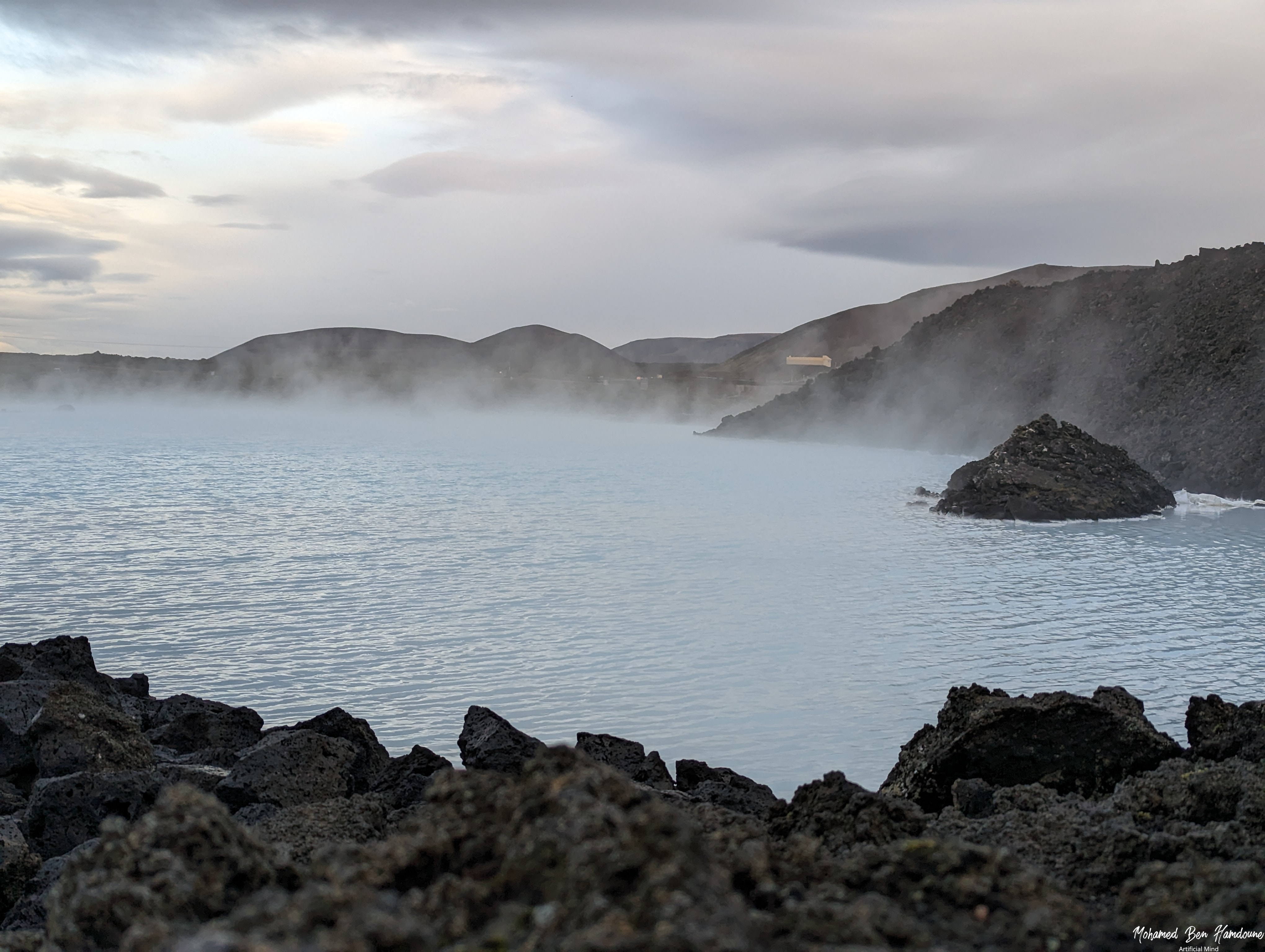 Shimmering waters of Blue Lagoon