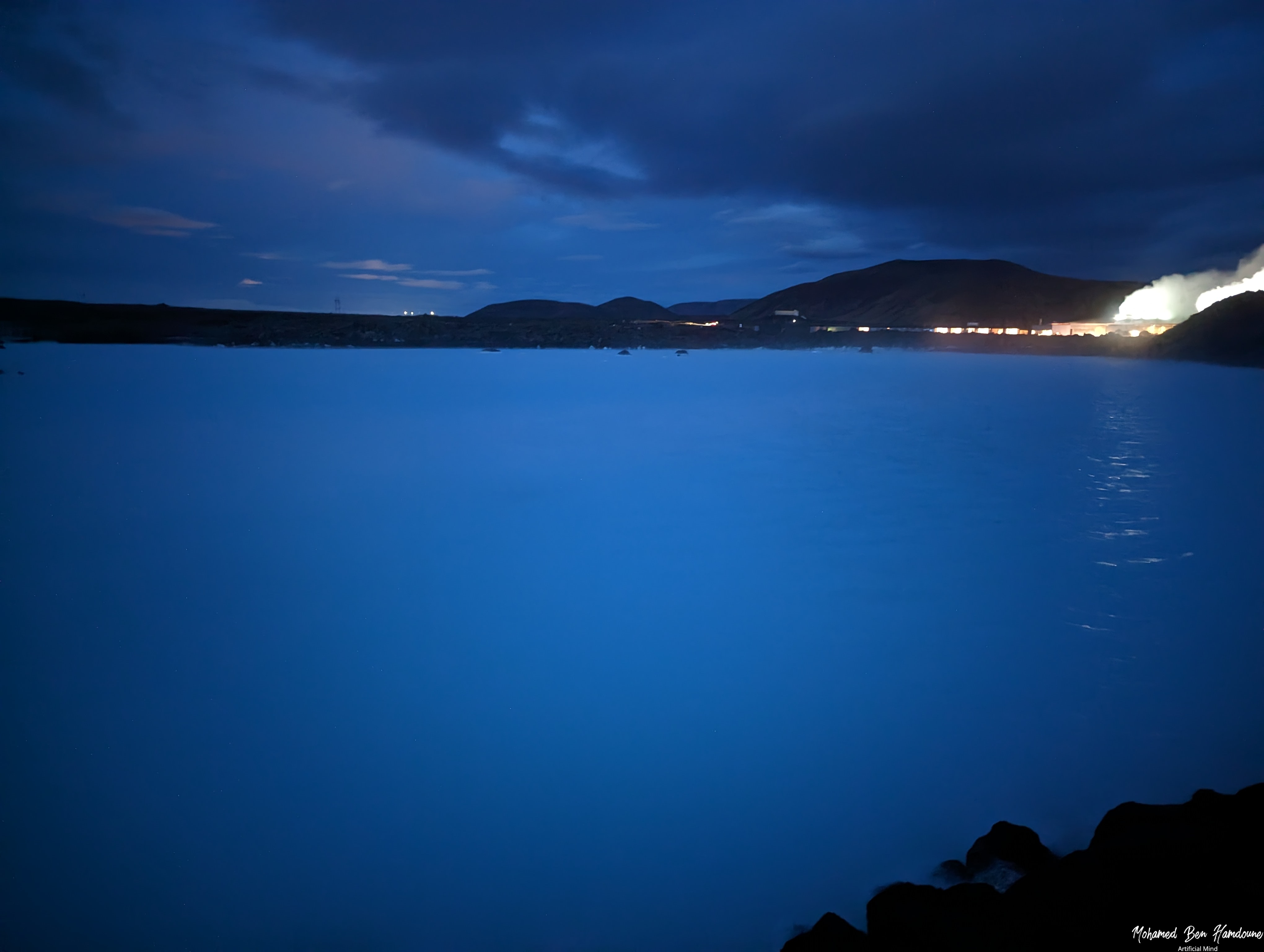 Sunset at Blue Lagoon