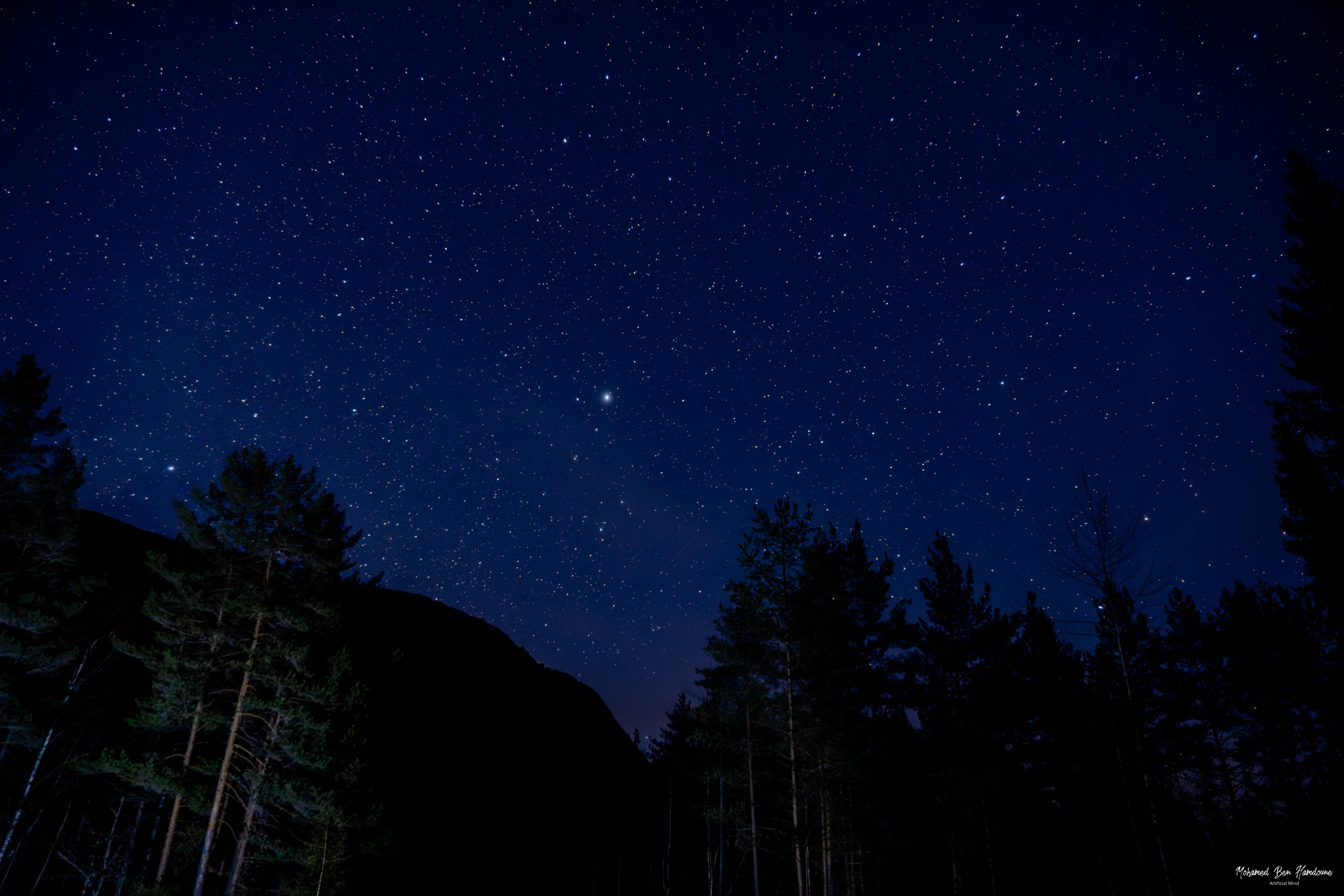 Starry Sky Over Jettegrytene